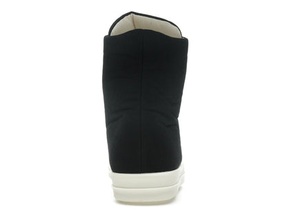 Rick Owens DRKSHDW Hollywood Jumbo Lace Puffer High Top Black Milk