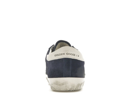 Golden Goose Super-Star Navy Suede White