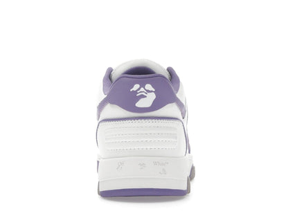 OFF-WHITE Out Of Office OOO Low Tops Outlined White Lilac Purple (Women's)