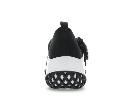 Roger Vivier Viv' Run Babies Black White Crystal Buckle (Women's)