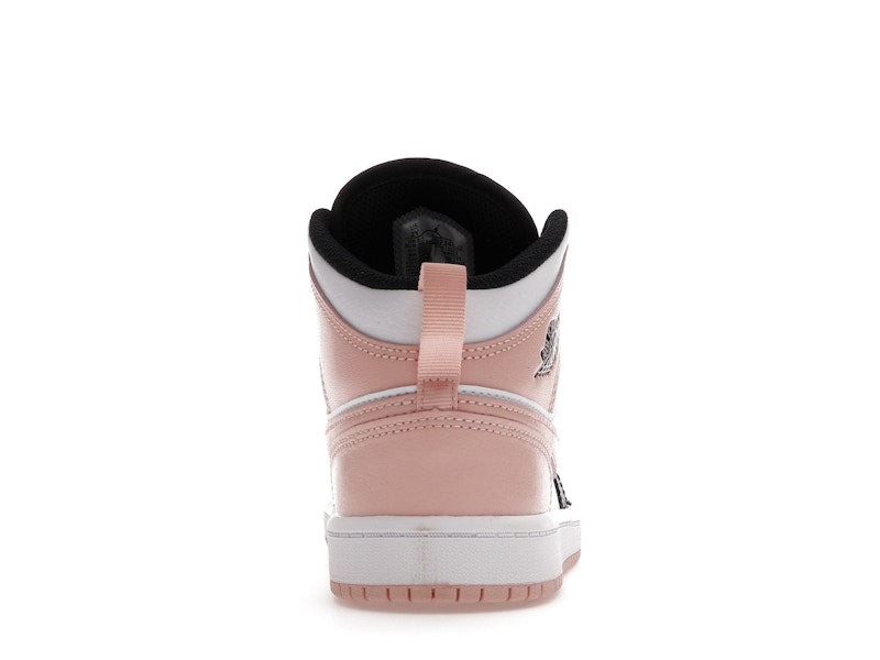 Jordan 1 Mid Arctic Orange Black Toe (PS)