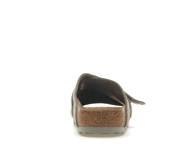 Birkenstock Kyoto Nubuck Suede Stone Coin