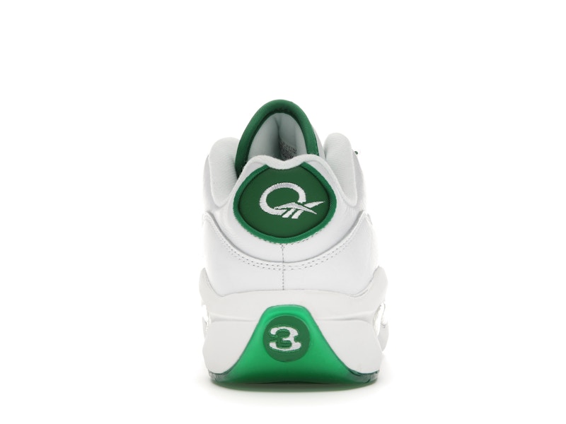 Reebok Question Low Green Toe