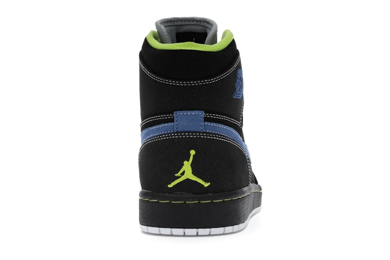 Jordan 1 Retro High Black Cyber Blue Sapphire