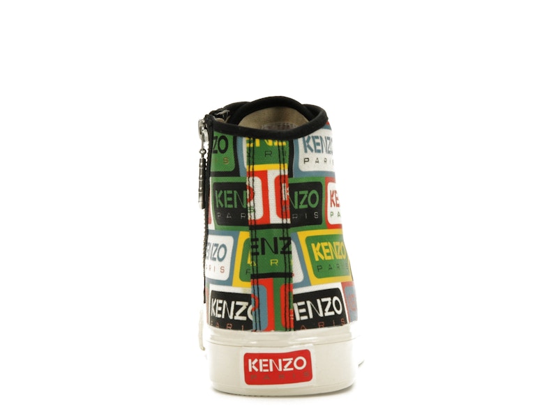 Kenzo School High Top Trainers Multi