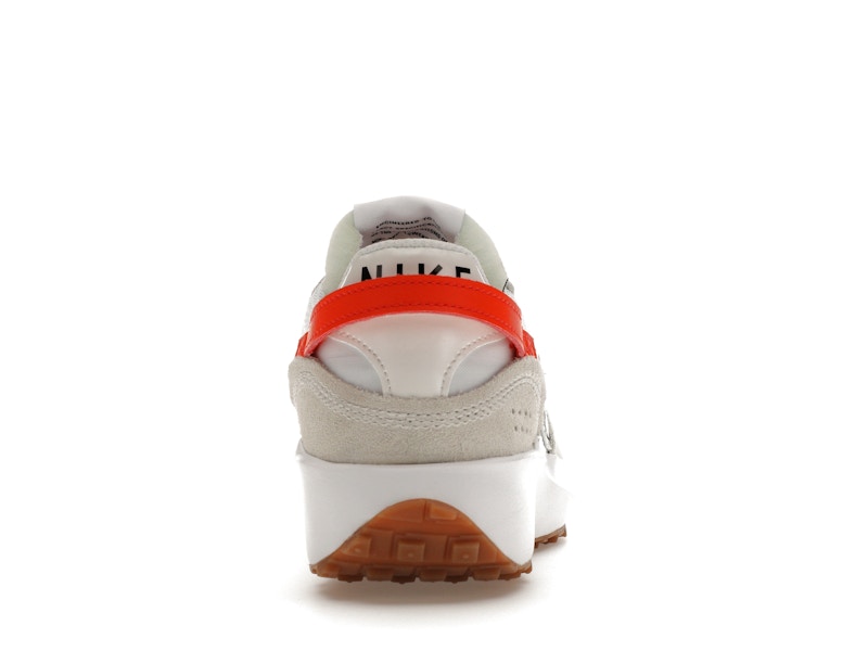 Nike Waffle Debut White Team Orange Leopard (Women's)