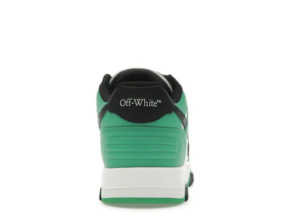 OFF-WHITE Out Of Office "OOO" Low Tops Green Black