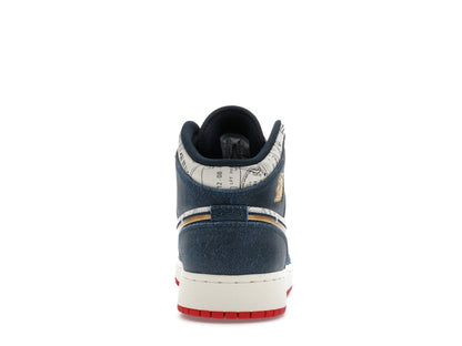 Jordan 1 Mid SE Take Flight Gold Swoosh (GS)