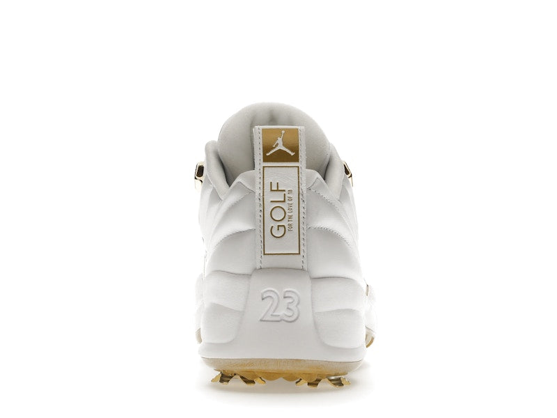 Jordan 12 Golf Metallic Gold