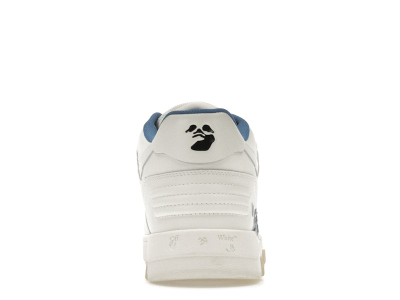 OFF-WHITE Out Of Office "OOO" Low Tops For Walking White White Dark Blue SS22
