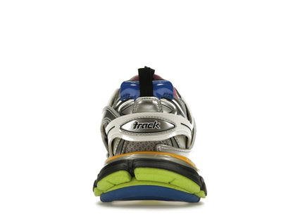 Balenciaga Track Leather Free White Silver Multi