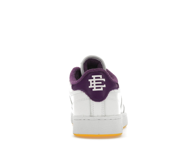 Reebok Club C 85 Eric Emanuel White Purple Yellow