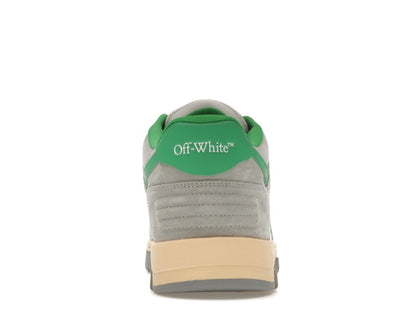 OFF-WHITE Out Of Office OOO Low Tops Light Grey Green