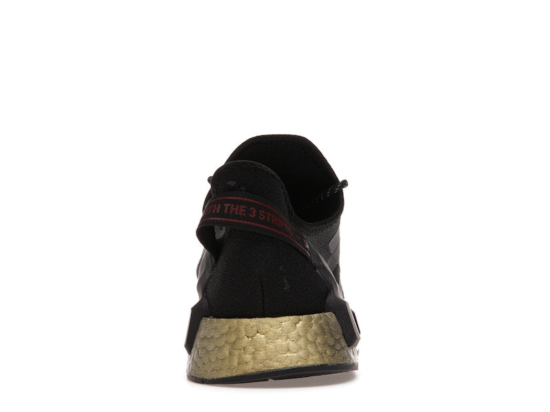 adidas NMD V2 Core Black Gold Metallic