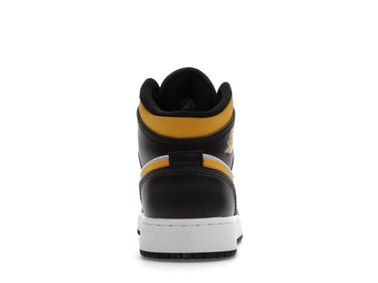 Jordan 1 Mid White Pollen Black (GS)