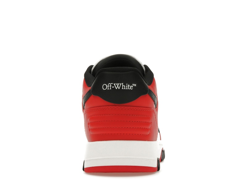 OFF-WHITE Out Of Office OOO Low Tops Red Black (2024)