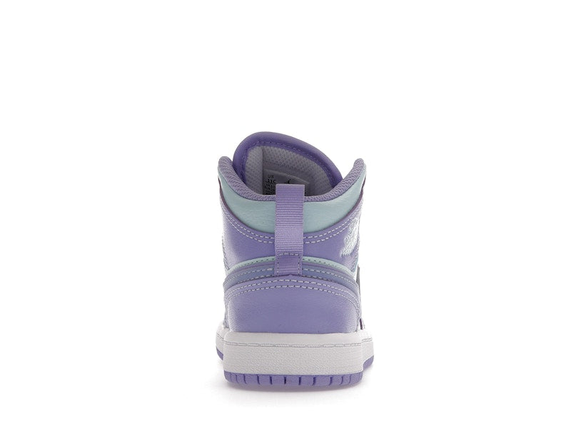 Jordan 1 Mid Purple Aqua (PS)