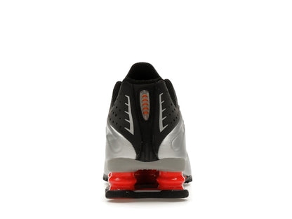 Nike Shox R4 Metallic Silver Black Picante Red (GS)