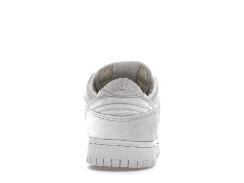 Nike Dunk Low Dover Street Market Triple White Velvet