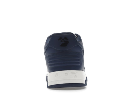 OFF-WHITE Out Of Office "OOO" Low Tops Dark Blue White