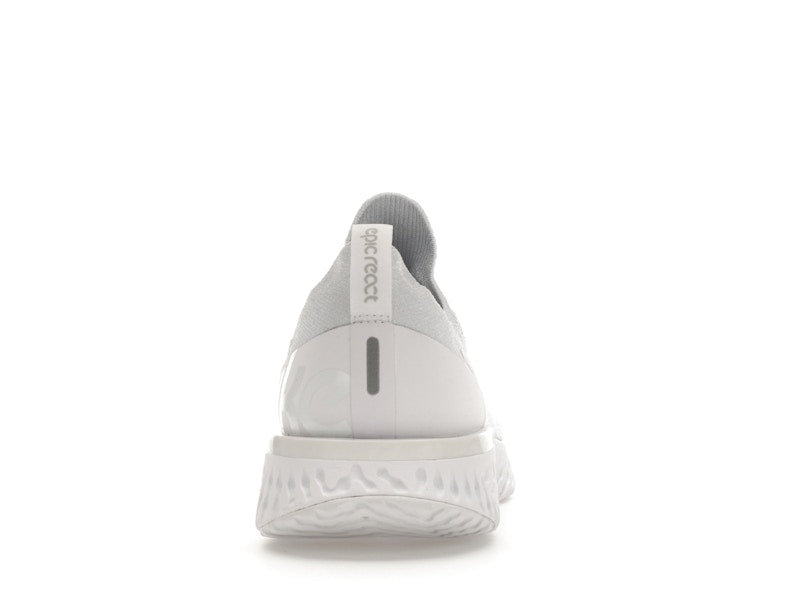 Nike Epic React Flyknit True White