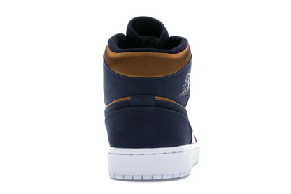Jordan 1 Mid Obsidian Desert Ochre