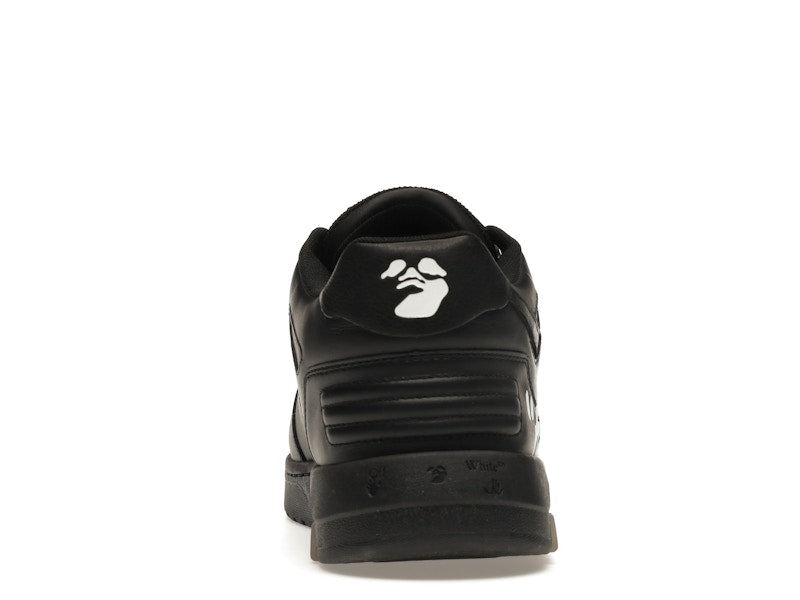 OFF-WHITE OOO Low Tops "For Walking" Black White