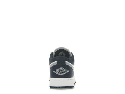 Jordan 1 Low Midnight Navy Wolf Grey (GS)