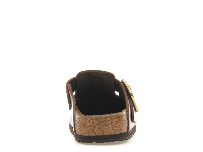 Birkenstock Boston Bold Leather Roast Brown