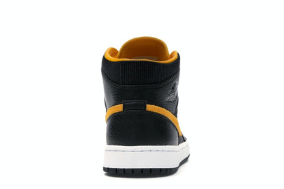 Jordan 1 Mid Black University Gold