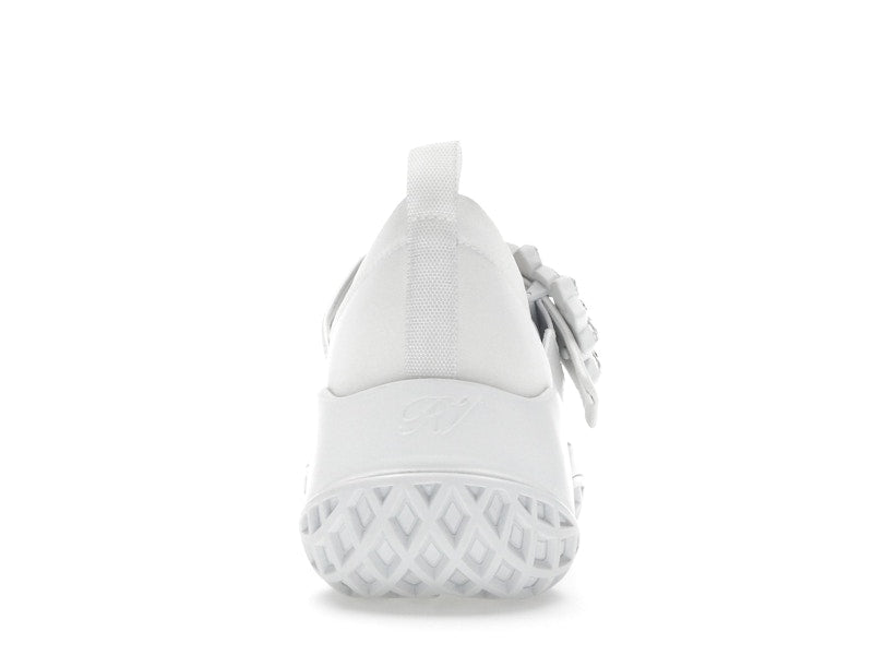 Roger Vivier Viv' Run Babies White Crystal Buckle (Women's)