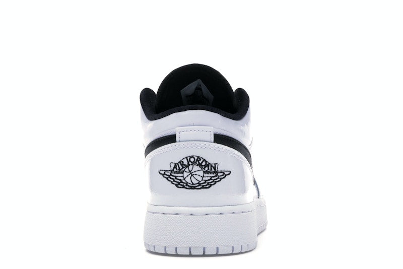 Jordan 1 Low White Black Patent (GS)