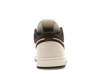 Jordan 1 Low Premium Pale Ivory Off Noir Baroque Brown