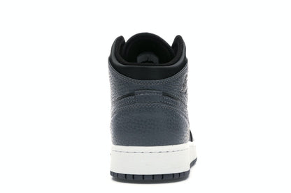 Jordan 1 Mid Black Dark Grey (GS)