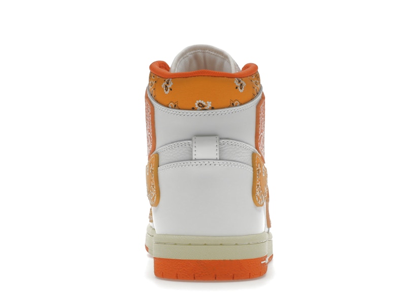 AMIRI Skel Top Hi Bandana White Orange