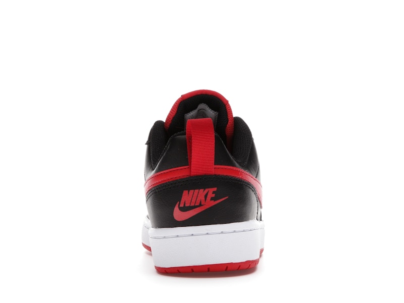 Nike Court Borough Low 2 Black University Red (GS)