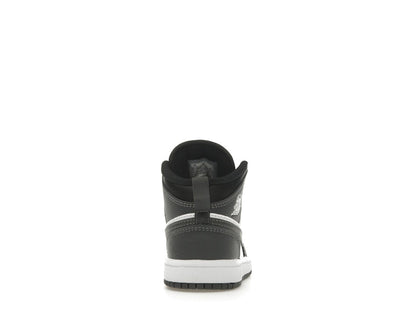 Jordan 1 Mid Black White Iron Grey (PS)