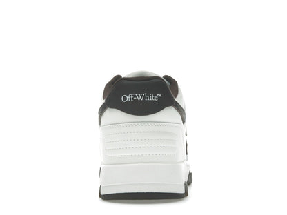 OFF-WHITE Out Of Office OOO Low Tops White Brown