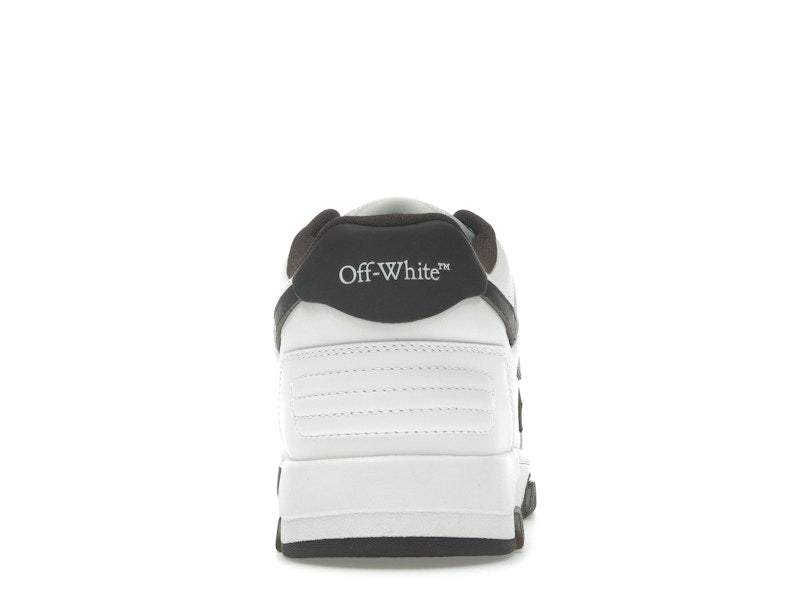 OFF-WHITE Out Of Office OOO Low Tops White Brown