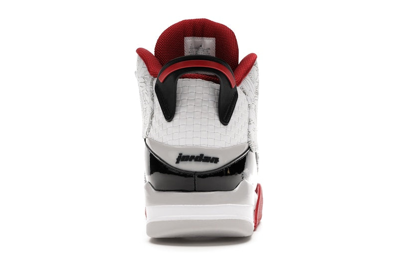 Jordan Dub Zero White Varsity Red