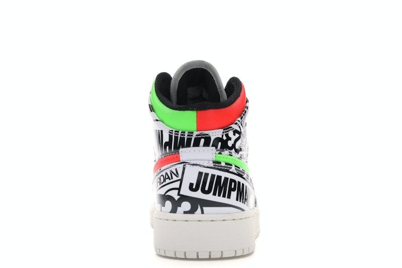 Jordan 1 Mid All Over Logos (GS)