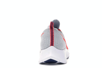 Nike Zoom Fly Flyknit Pure Platinum Bright Crimson