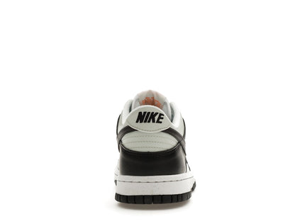 Nike Dunk Low Black Bright Mandarin Mini Swoosh (GS)