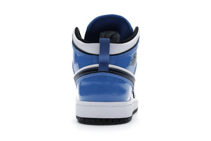Jordan 1 Mid Signal Blue (PS)