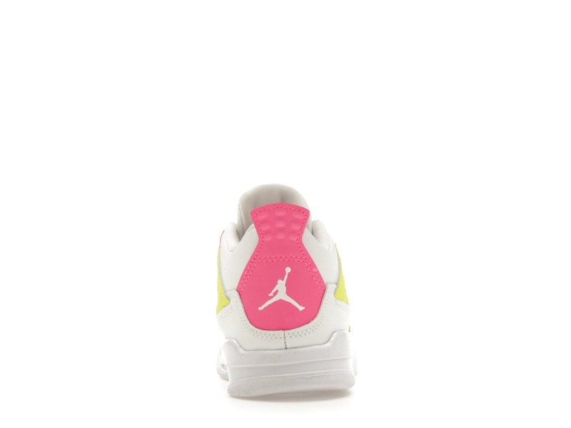 Jordan 4 Retro White Lemon Pink (PS)