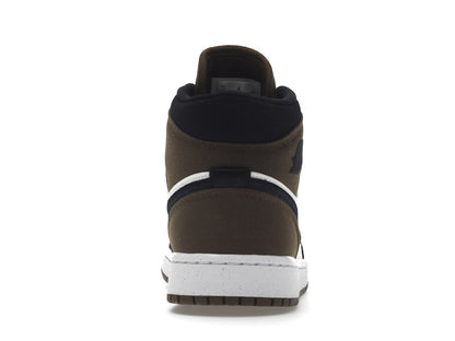 Jordan 1 Mid Olive Toe (Women's)