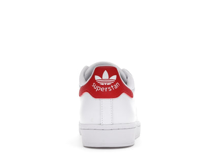 adidas Superstan White Scarlet