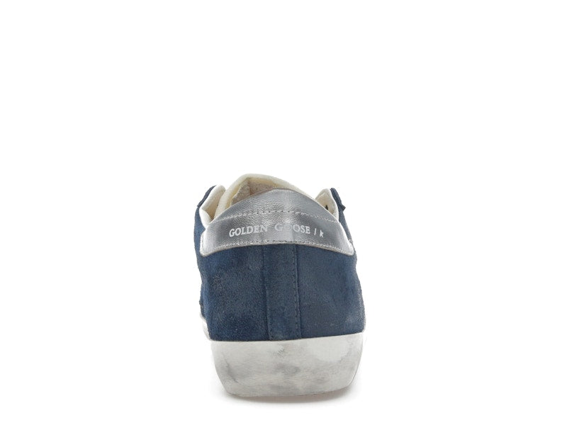 Golden Goose Super-Star Aviator Blue Cream Silver