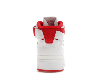 adidas Forum Mid Cloud White Vivid Red