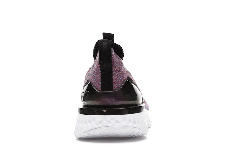 Nike Epic React Moc Flyknit Black University Red Hyper Jade